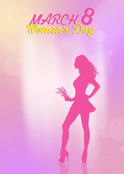 Illustration of womens day — Stock Photo, Image