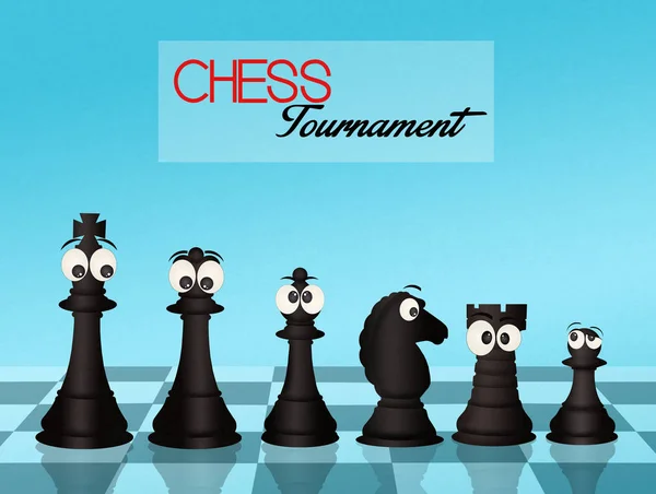 illustration of chess tournament