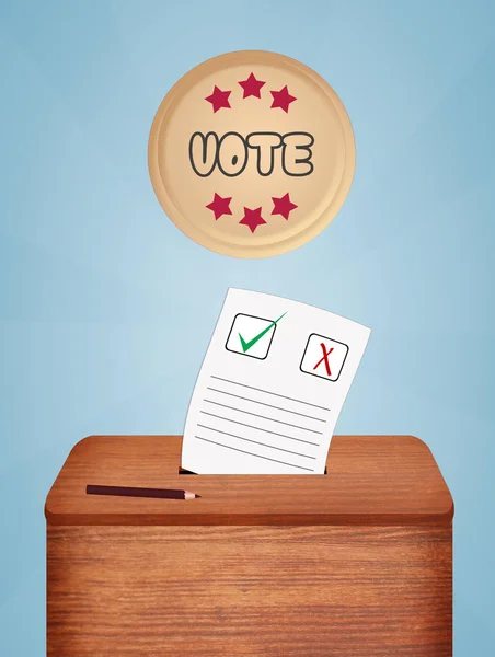 Illustration of election campaign — Stock Photo, Image