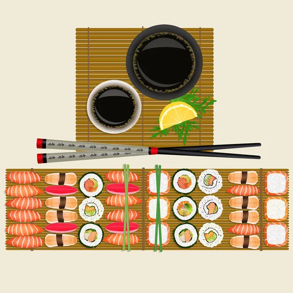 Illustratie van sushi — Stockfoto