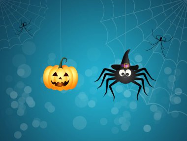 şirin Halloween örümcek