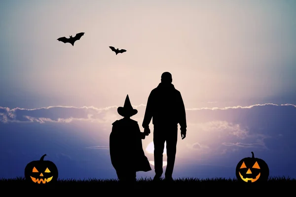 Cadılar Bayramı için Halloween maskesi — Stok fotoğraf