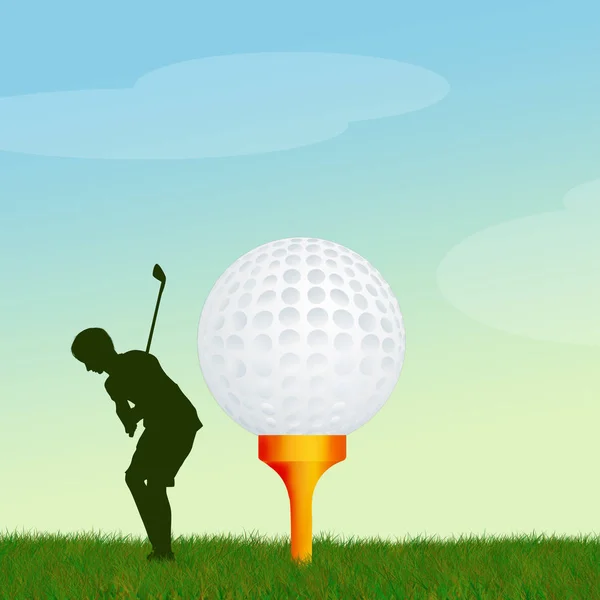 Illustratie van golf — Stockfoto
