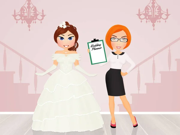 Illustration of Wedding planner — Stock Photo, Image