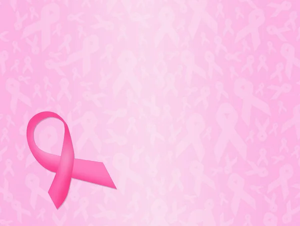 Breast Cancer pink ribbon — Stock Photo, Image