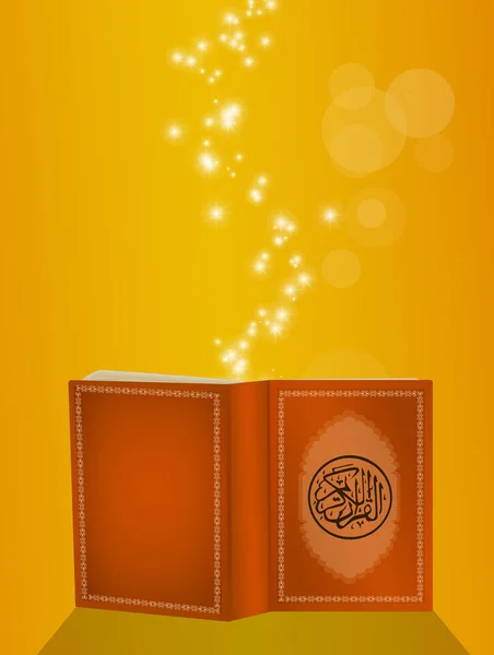 Ilustracja z książki Koran — Zdjęcie stockowe