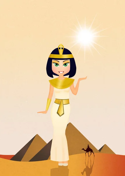 Kleopátra egyiptomi királynő — Stock Fotó