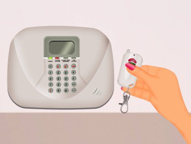 ev alarm sistemi uzaktan kumandalı