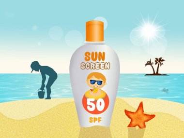 çocuklar için güneş koruma