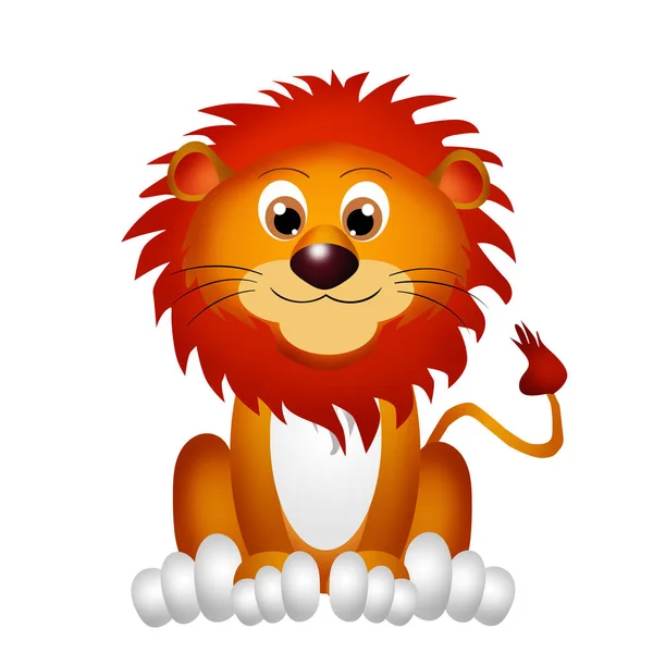 Icona del leone — Foto Stock