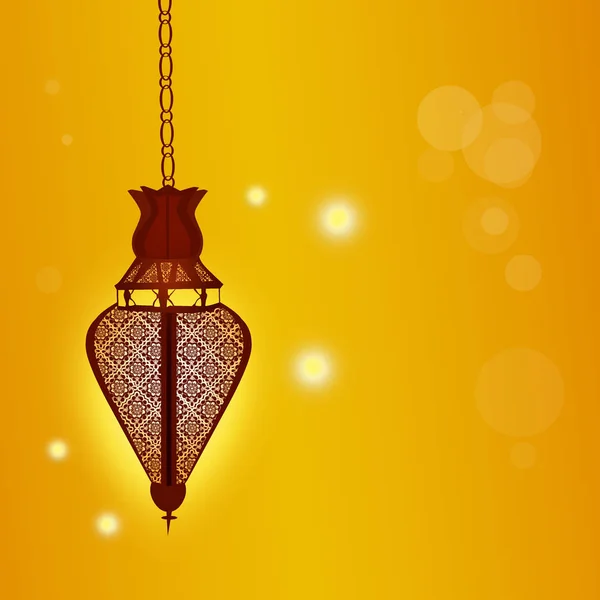 Красивый элегантный рамаданский фонарь — стоковое фото