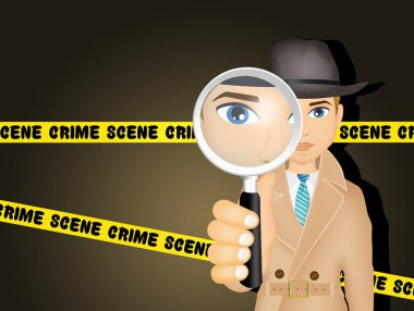 Suç mahalli Dedektif