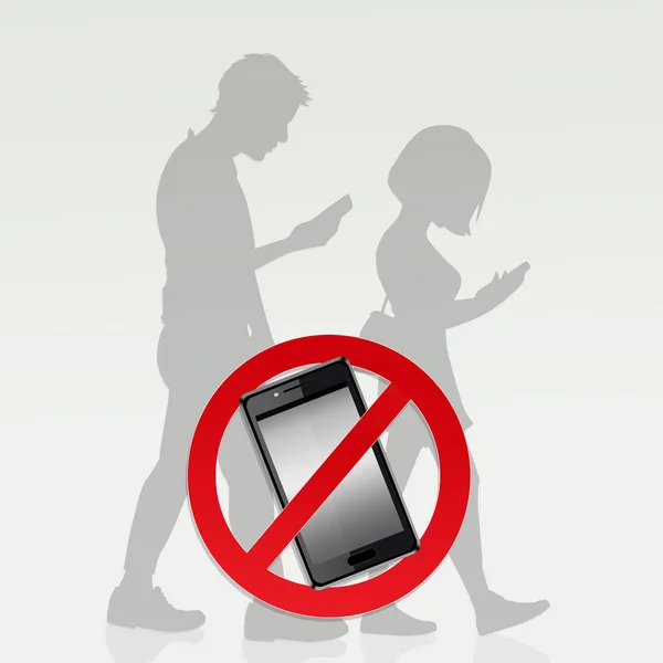 Restrições ao telefone celular — Fotografia de Stock