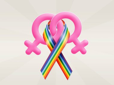 gay semboller ve gökkuşağı şerit