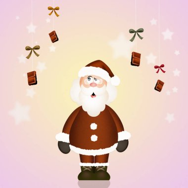 kahverengi Noel Baba
