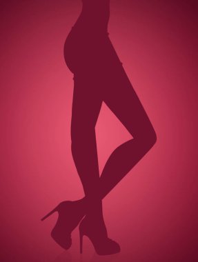 seksi iç çamaşırı ile kızın bacakları