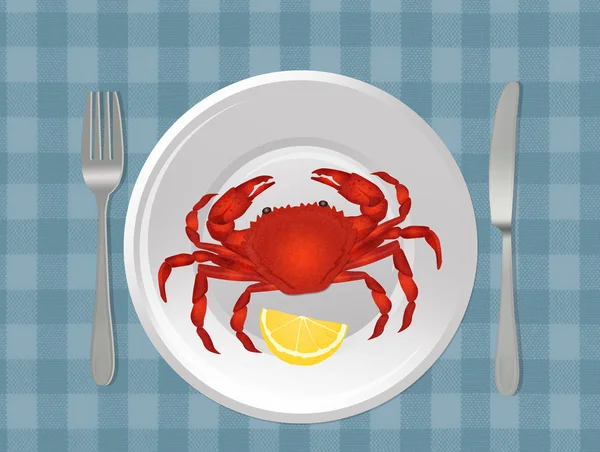 Illustration of food cuisine — Stock Photo, Image