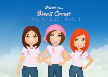 Kadınlar Meme kanseri ile mücadele için katıldı