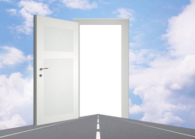 kapı cenneti gösteren resim