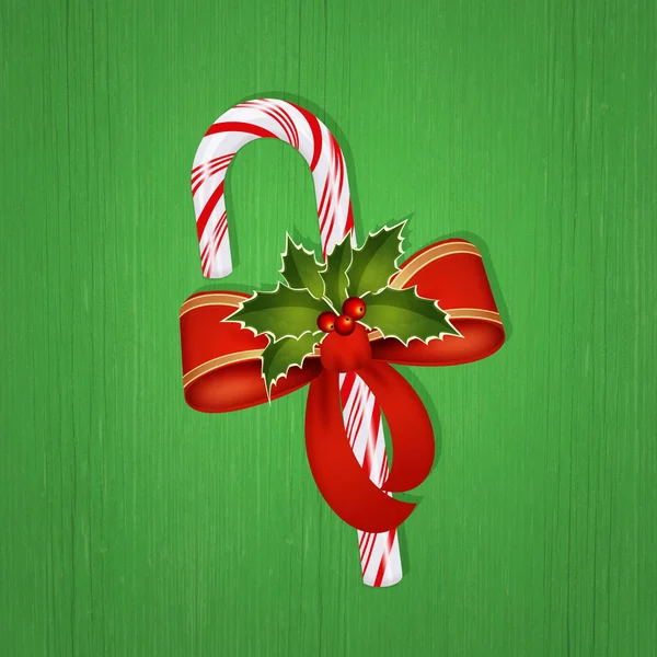 Illustratie Van Kerstmis Riet Van Het Suikergoed — Stockfoto