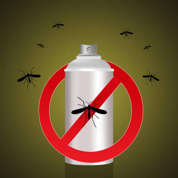 Illustration Von Mückenspray — Stockfoto