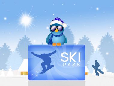 skipass komik çizimi