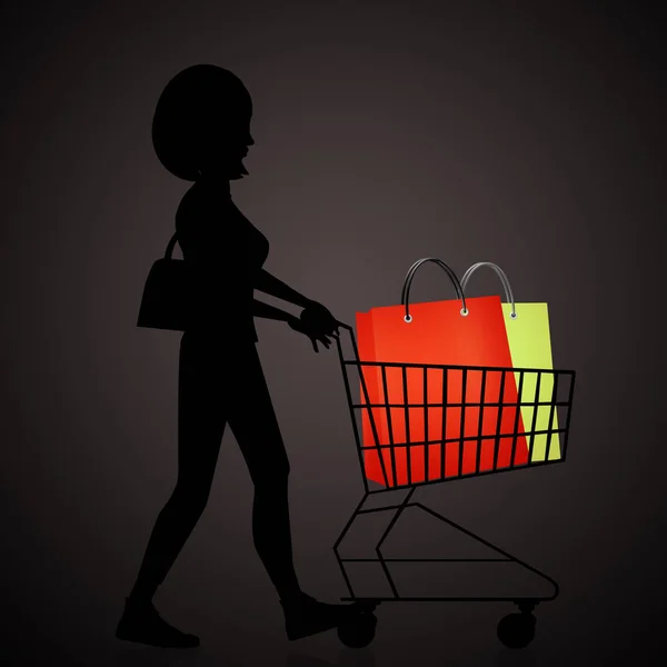 illustration of personal shopper