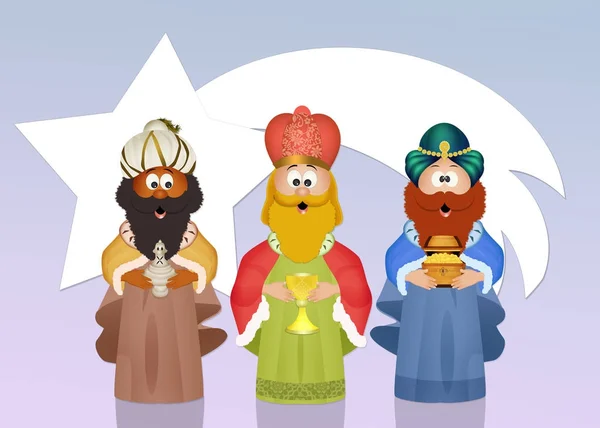 illustration of The three wise men