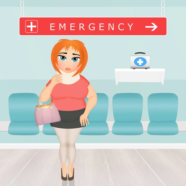 Illustration Emergency Room — Stock Photo, Image