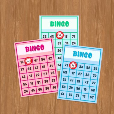 Bingo kartpostallarının çizimi