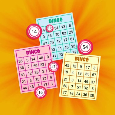 Bingo kartpostallarının çizimi