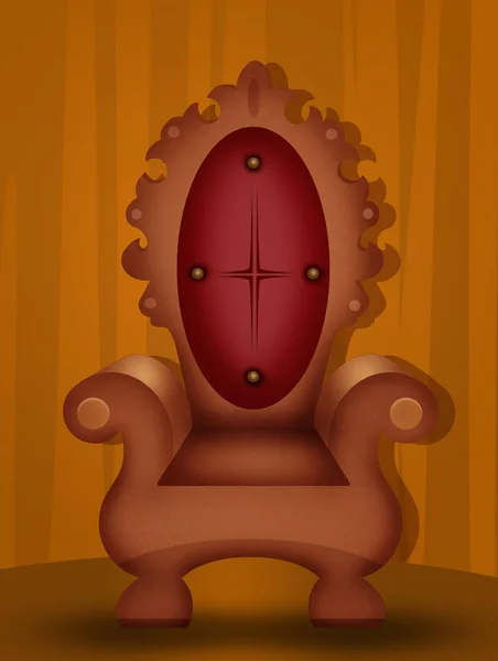 nice illustration of kingly throne