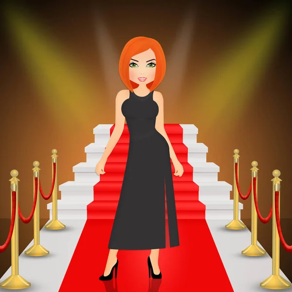 Illustration Night Oscars — Stock Photo, Image