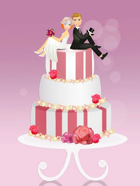 Get Married Cake — Stock Photo, Image