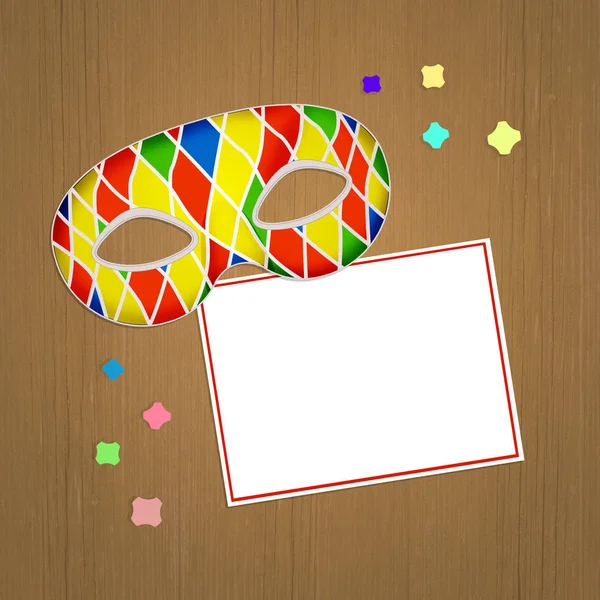 Illustration Carnival Mask — Stockfoto