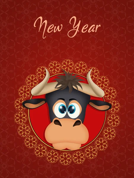 Illustration Chinese New Year Year — Stock Photo, Image