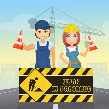 yapım aşamasında çizimi