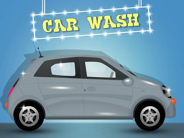 Illustratie Van Car Wash — Stockfoto