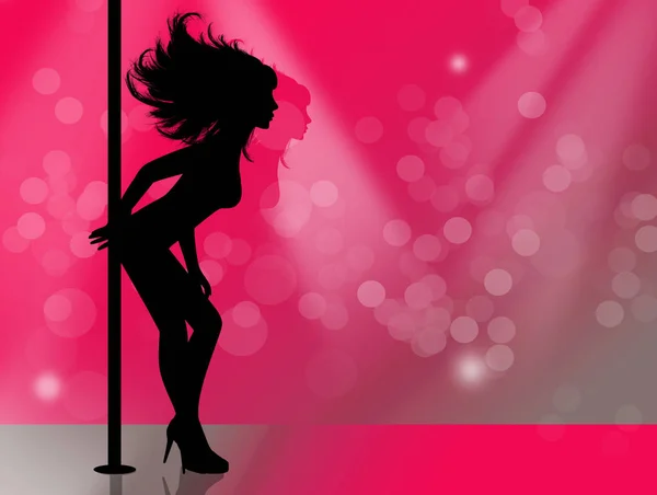 Illustration Lap Dancer — Stock Photo, Image