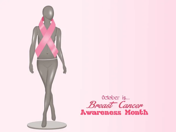 Oktober Breast Cancer Awareness Month — Stockfoto