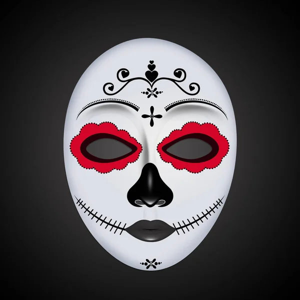 Illustration Mexican Death Mask — Stock Photo, Image