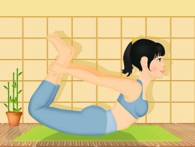 yay poz illüstrasyon