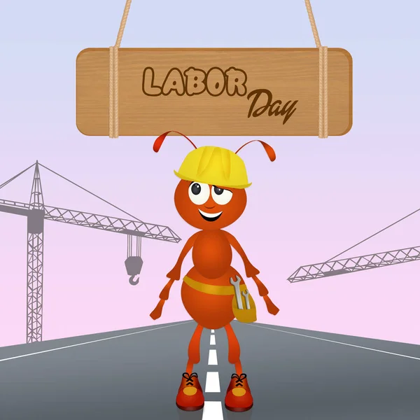 illustration of workers day illustration