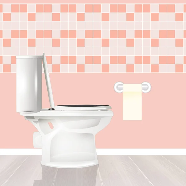 Απεικόνιση Της Τουαλέτας Στο Μπάνιο — Φωτογραφία Αρχείου