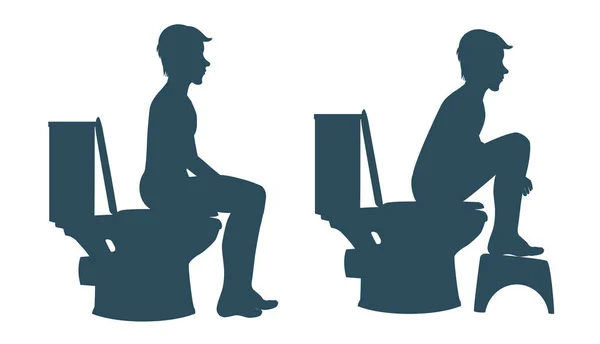 Correct Posture Toilet — Stock Photo, Image