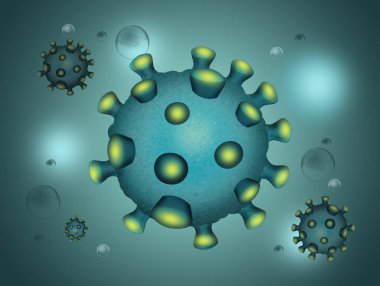 Coronavirus covid-19 'un çizimi