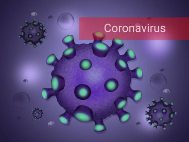 Covid-19 Coronavirüs 'ün çizimi