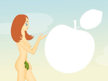 Havva 'nın resmi ve günah meyvesi