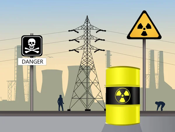 high risk and radiation hazard zone