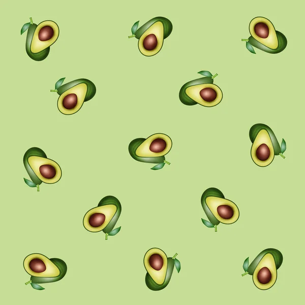 Ilustración Fondo Aguacate — Foto de Stock